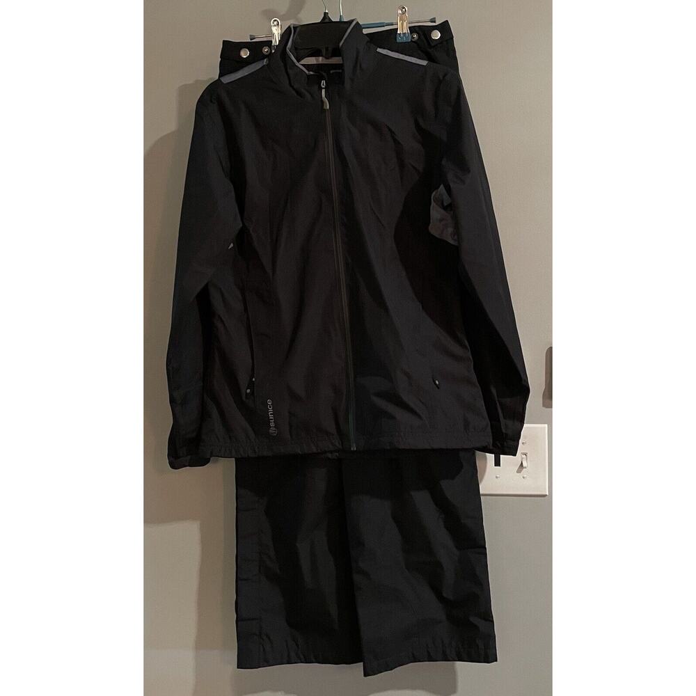 Sunice Typhoon Jacket & Pants Windbreaker Waterproof Packable Golf‎ Set Medium